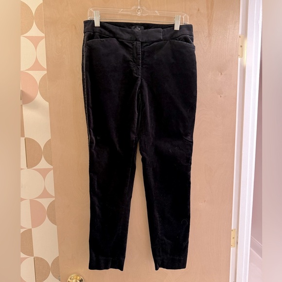 White House Black Market Velvet Tuxedo Pants - Picture 1 of 8